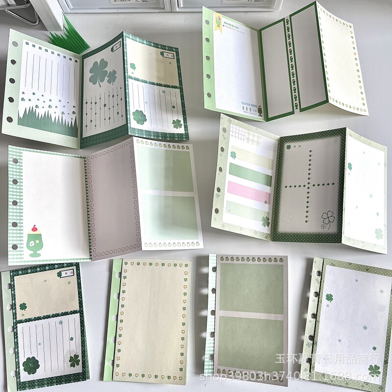 Original ancient early wind Hami melon four-leaf clover M5 three-leaf sushi grass girl heart loose-leaf book replacement core inner page core Original ancient early wind Hami melon four-leaf clover M5 three-leaf sushi grass girl heart loose-leaf book replacement core inner page core