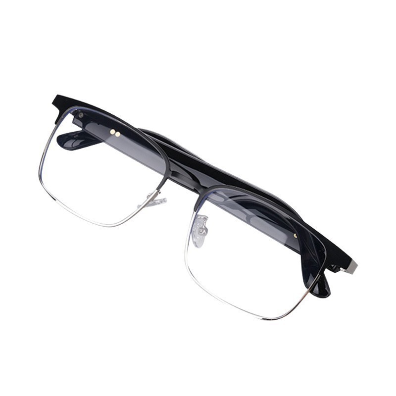 AI Translation Cross-Border Smart Glasses Bluetooth Glasses GS06 Blue Light Color-Changing Lenses Music Listening Phone Call Replaceable Lenses