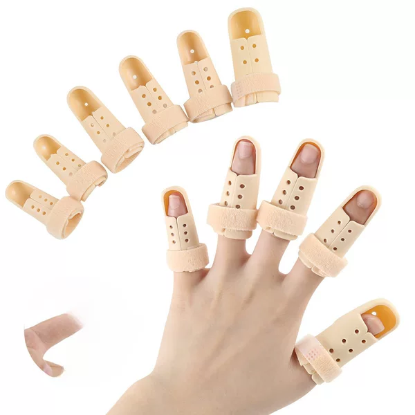 Men's and women's fixed finger sleeve basketball finger protection extensor tendon rupture hand joint position fixed finger splint protection