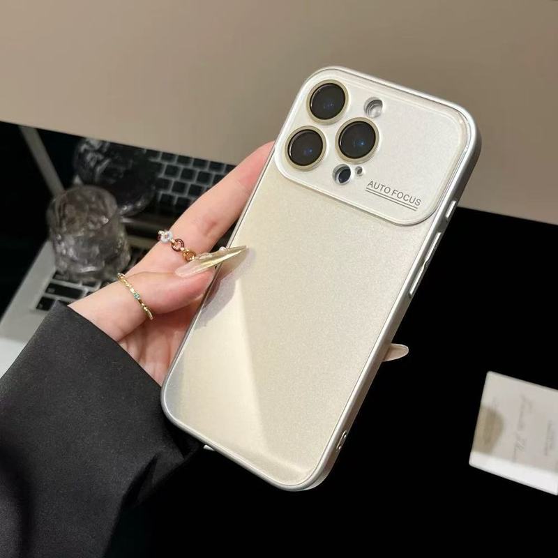 糖果色大视窗玻璃壳适用iPhone16promax苹果15手机壳14大视窗13女|undefined