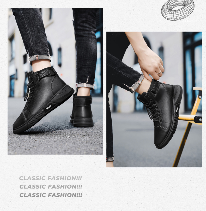 Herbst Martin Arbeitsschutz Britische Herren Arbeits- und Freizeitschuhe High Top Workwear Stiefel_voghion.com