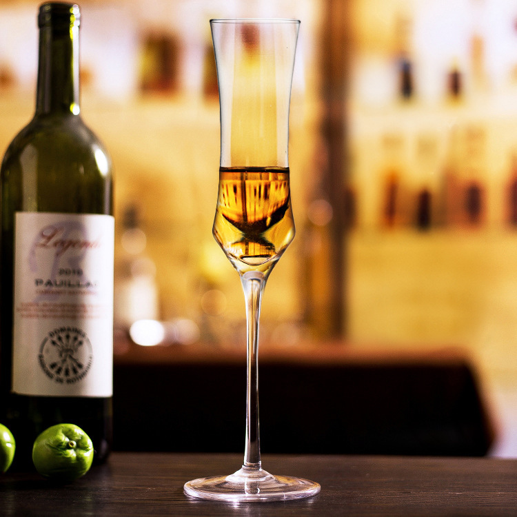 Vaso de champagne francés Vaso de champagne espumoso Vaso de champagne creativo Vaso de vidrio Vaso de vidrio Vaso de vidrio Vaso de vidrio