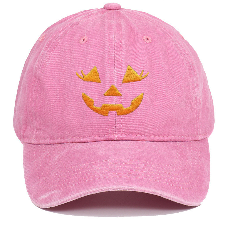 アマゾンはハロウィーンのカボチャ刺繍野球帽を販売しています。|undefined