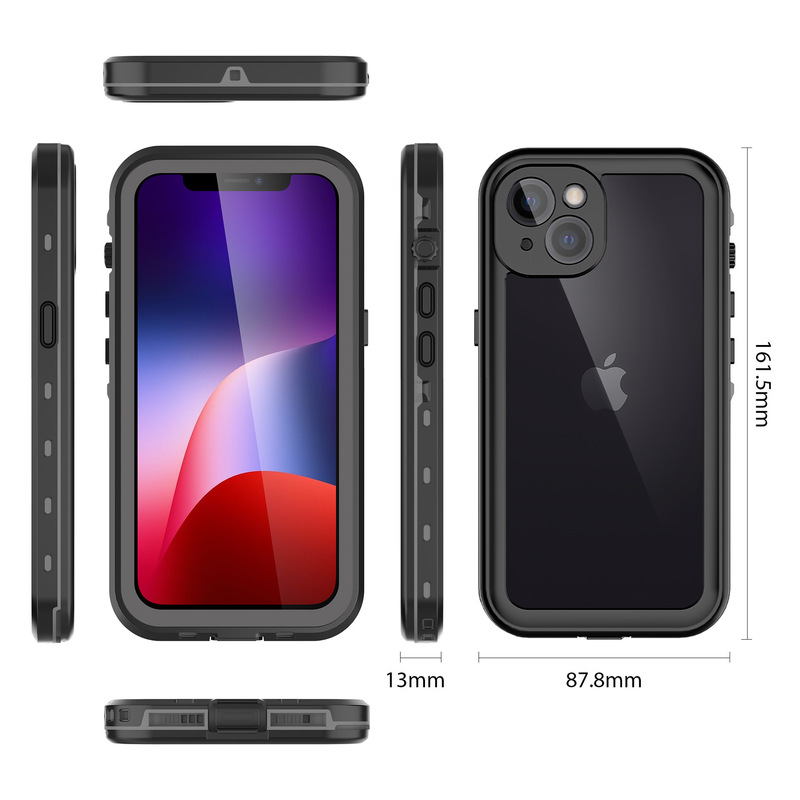 Red Pepper Small Shell Waterproof Case for Apple iPhone13 Phone Outdoor Diving Drop-resistant Phone Case Red Pepper Small Shell Waterproof Case for Apple iPhone13 Phone Outdoor Diving Drop-resistant Phone Case