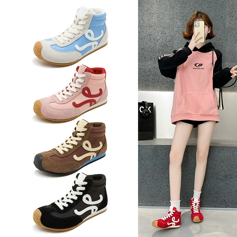 Новая весна и лето 2025 года ретро арганская обувь женская вафельная обувь