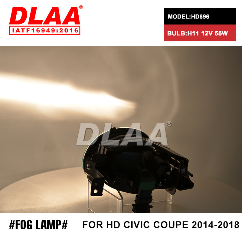 Aplicable a Honda 14 - 18 años nuevo conjunto de luces de niebla delanteras Civic nueve generaciones y medio Civic luz de conducción diurna luz barra image 4
