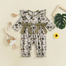 M 13763 Butterfly Bow Camouflage Romper Ůͯ������ ����