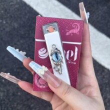原创手作设计打火机金属质感充电钨丝无声静音点烟器女士男友批发