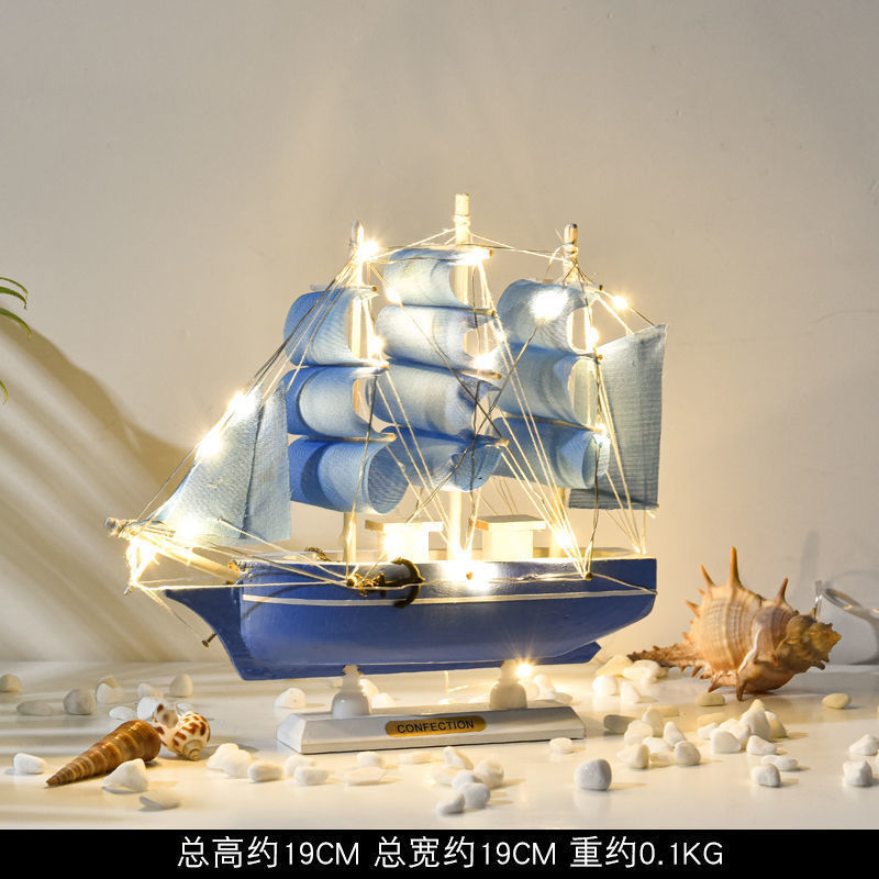 淘供品帆船置物卒業シーズン木造工芸品模型客間開業大吉置物木製帆船|undefined
