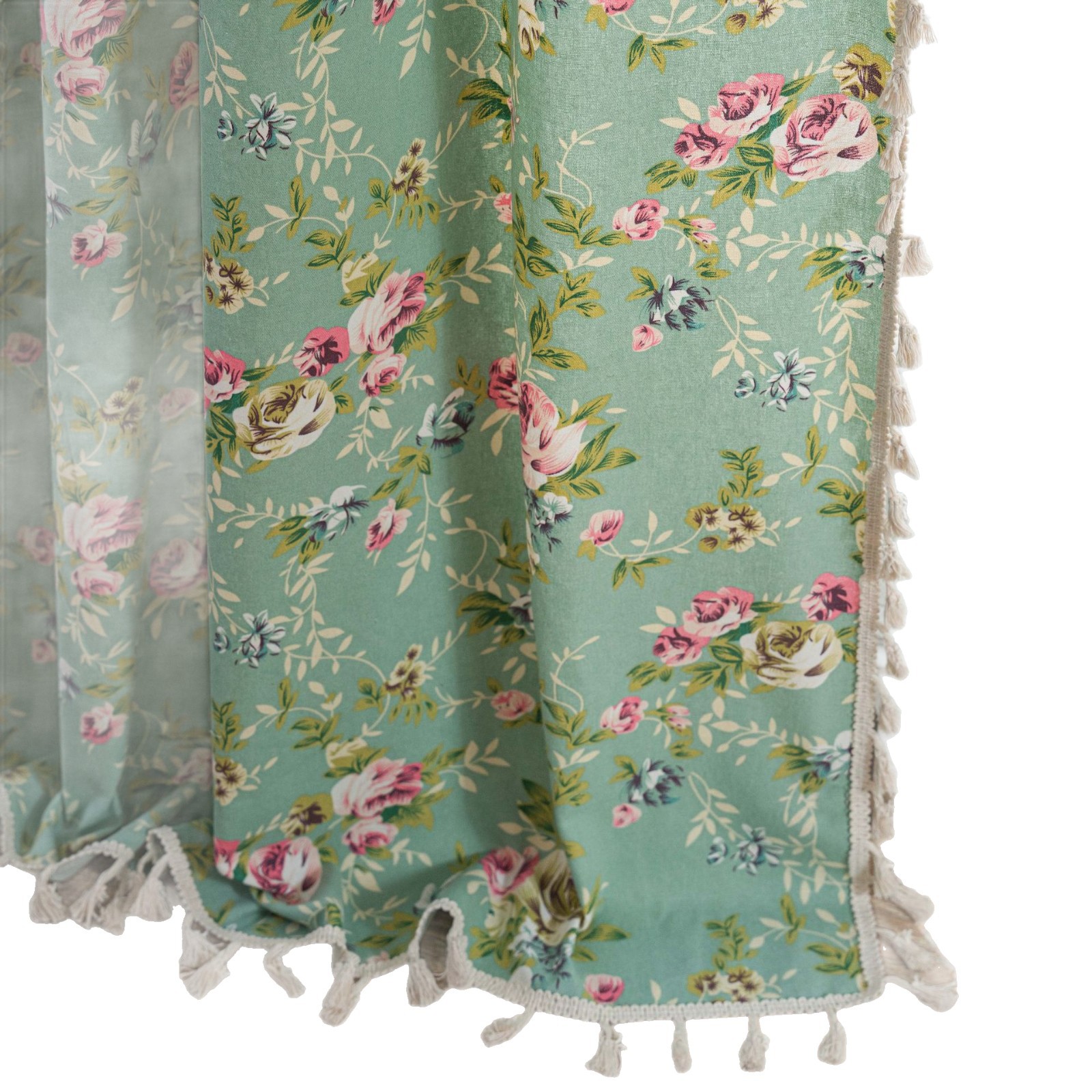 Cortinas estampadas estilo country americano gato voador_voghion.com