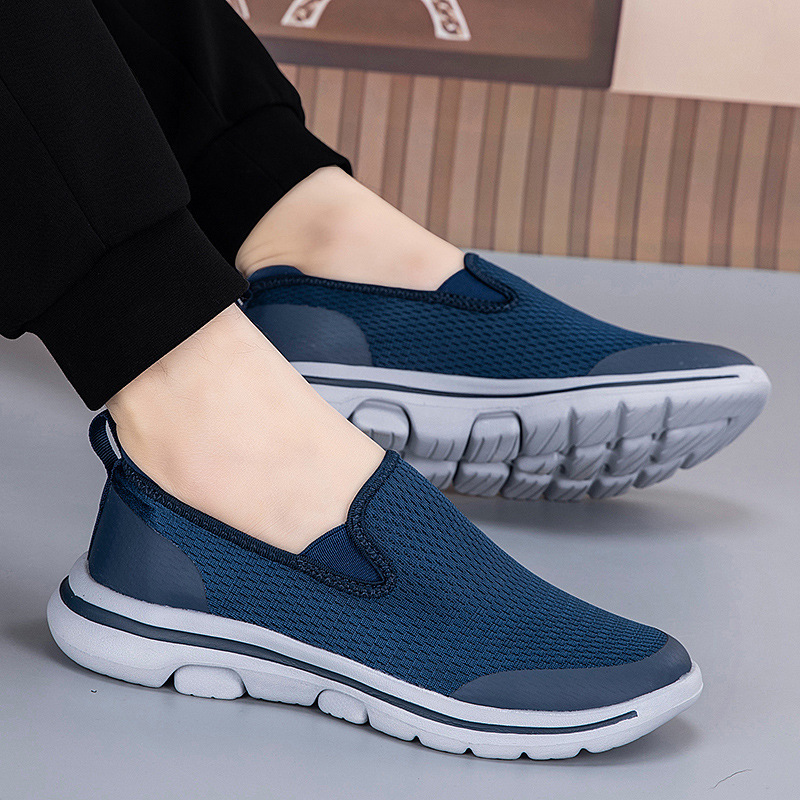 Shoes for Men, New Casual Walking Shoes, Source Manufacturer, Comfortable Soft-Soled Shoes for Middle-Aged and Elderly Dads, Slip-On Slip-Ons