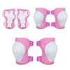 Fuchsia protective gear, knee pads, elbow pads, hand cream, set