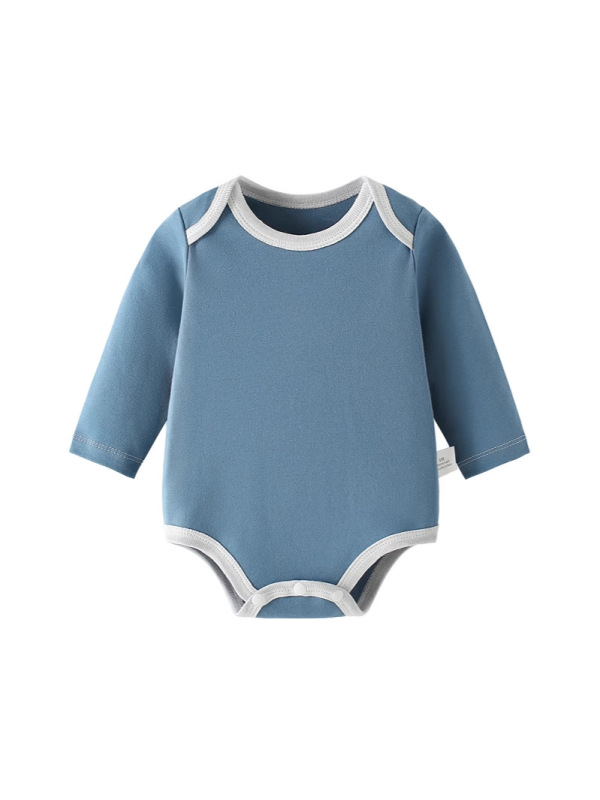 ベビーローブ春と秋の三角長袖ベビーコットン0-1歳の女の子用ジャンプスーツ2025|undefined