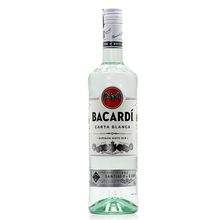 百加得白朗姆酒BACARDI基酒朗姆酒烘焙莫吉托鸡尾酒洋酒750ml