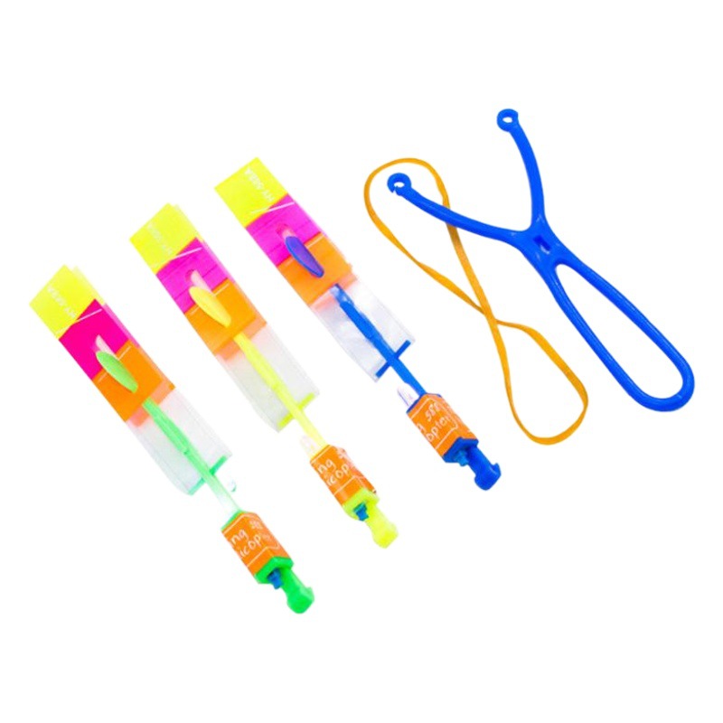 Venta caliente luminosa tirachinas flecha voladora juguete de los niños regalo de jardín de infantes