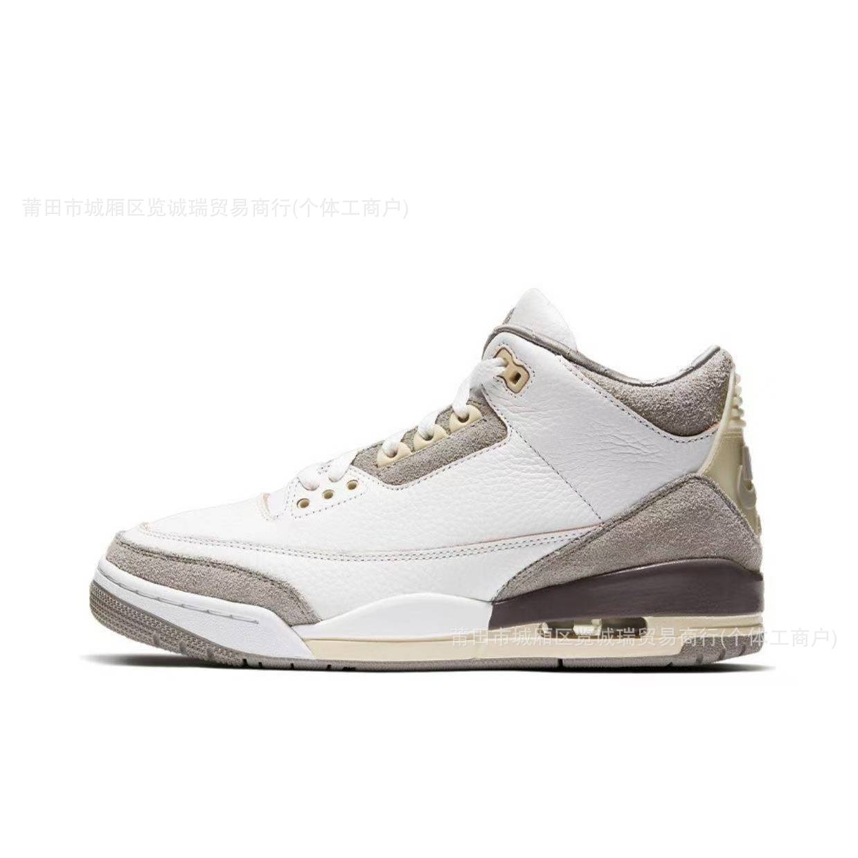 Comercio exterior Putian zapatos aj3 zapatos de baloncesto Fujiwara Hao North Carolina zapatos de cemento azul y blanco para hombres y mujeres zapatos de carrera de suela gruesa