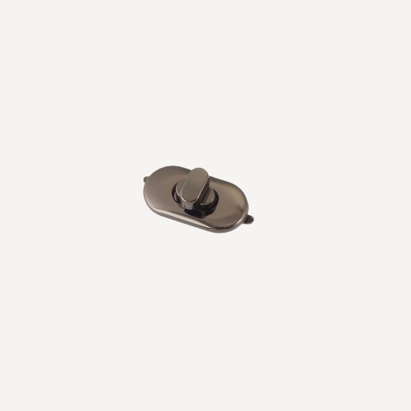 Fábrica al por mayor bloqueo de hardware colgante de equipaje accesorios caja de joyería cerradura de metal bolsa de hierro cerradura Oval
