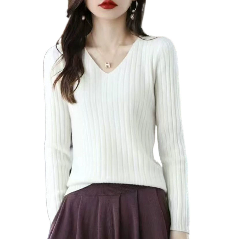 Knitted long-sleeve, sweater, slim fit