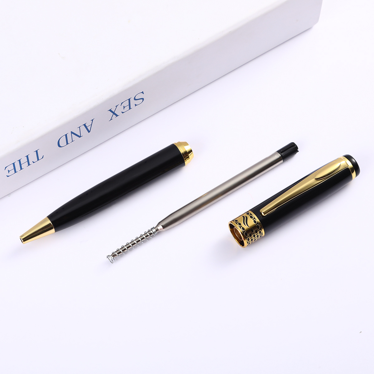 Bolígrafo de metal modelado creativo fábrica al por mayor negocio pluma publicidad regalo pluma de alta gama firma pluma letras