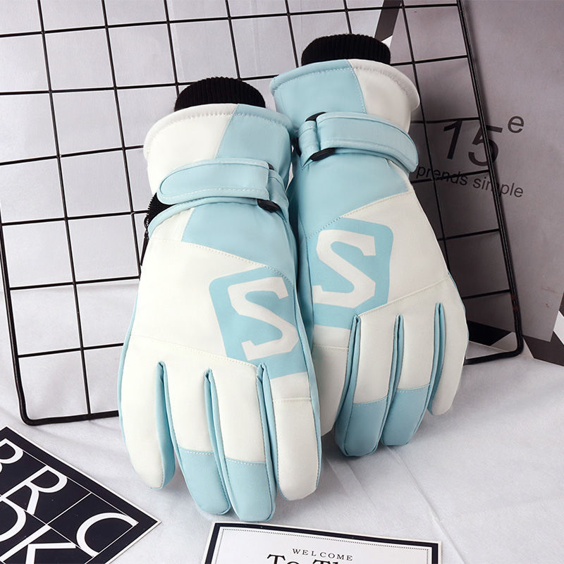 Guanti invernali unisex caldi da sci e equitazione, spessi, antivento, impermeabili, in pile freddo, caldi, con touch screen, per uomo e donna_voghion.com