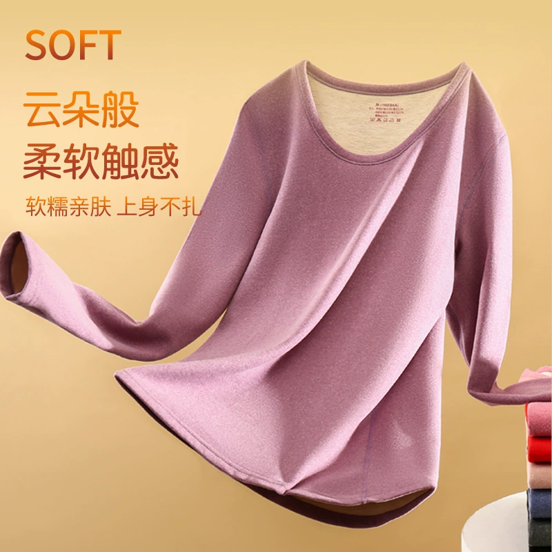 Woolen velvet keep warm set, warm winter thermal underwear, increased thickness
