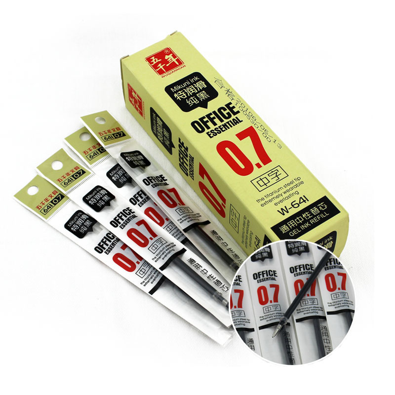 Five Thousand Years W641 661 Refill Neutral Refill Calligraphy Refill Water Pen Refill 0.70.5 Refill Black