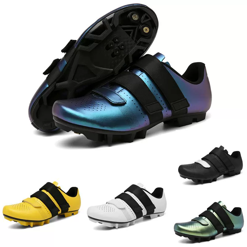 工厂跨境带锁骑行鞋硬底公路/山地车鞋 硬底单车自行车鞋现货批发