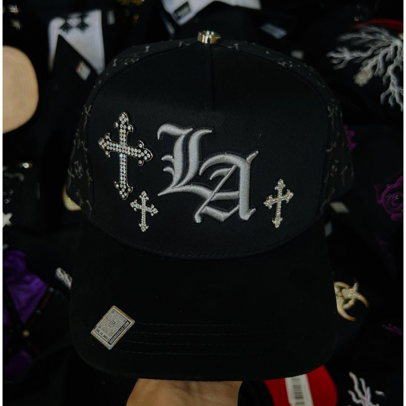 Tendencia transfronteriza hip hop Dandy Dandy sombrero con letras de diamante sombrero de pato doblado a lo largo del sombrero de béisbol image 234