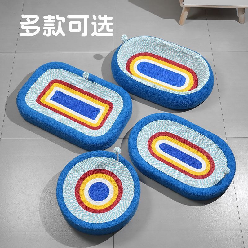 新款星空椭圆猫抓板猫窝一体大号猫咪磨爪猫抓球猫抓盆猫玩具批发|undefined