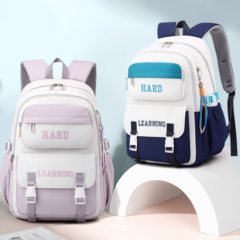 Nueva escuela secundaria estudiante mochila estilo de la Universidad casual simple mochila de moda mochila estudiante de secundaria