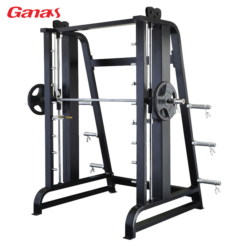 Máquina comercial Smith sentadilla rack interior volador pájaro pórtico integral entrenador oblicuo Squat Press rack equipo fitness