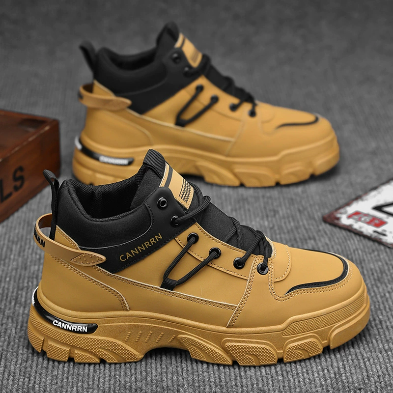 Осенняя мужская обувь новые высокие ботинки Martin сапоги мужской модный дикий рабочий сайт