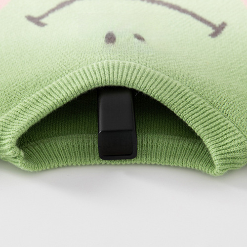 Cute Knitted Baby Vest for Spring and Autumn - A-Grade Cotton, Adorable Little Frog Design Children's Vest
