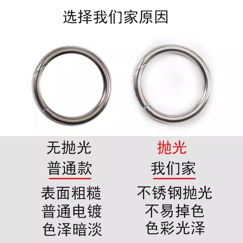 彫刻可能なロゴ 316 スプリングリングバッグバックルキーホルダーリング DIY ジュエリーバッグバックル衣類リングスプリングバックル|undefined