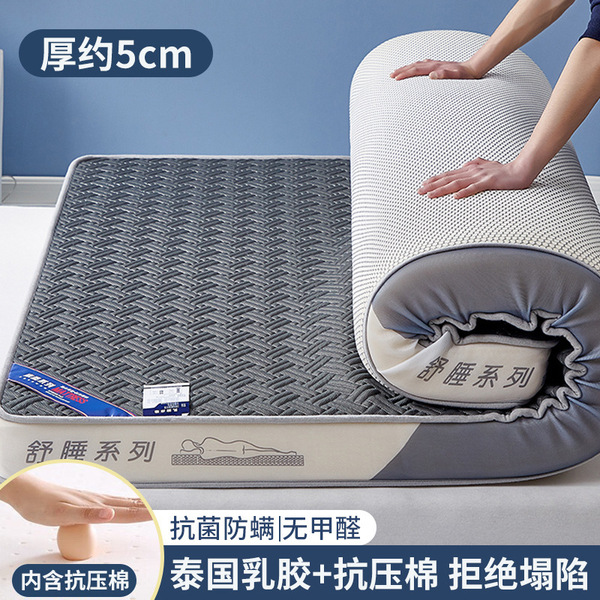 New Upgraded Latex Mattress Rental House Home Floor Sleeping Mat Student Thickened Tatami Mattress Dormitory Cushion Wholesale