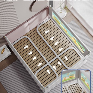 Bed Rail for Children, Anti-Fall Guardrail, Baby Bedside Barrier, Anti-Fall Bed Stopper, Infant Adjustable Bed Guardrail, Heightening