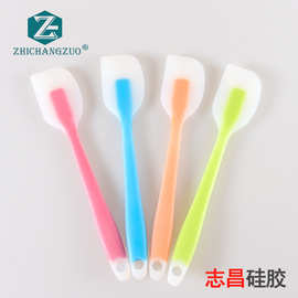 小号一体式半透明硅胶刮刀 抹黄油奶油刮刀 蛋糕烘焙刮刀 现货