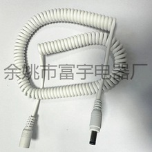 5521公母dc弹簧线伸缩曲线点烟头车充插头线国标欧标4平方电源线