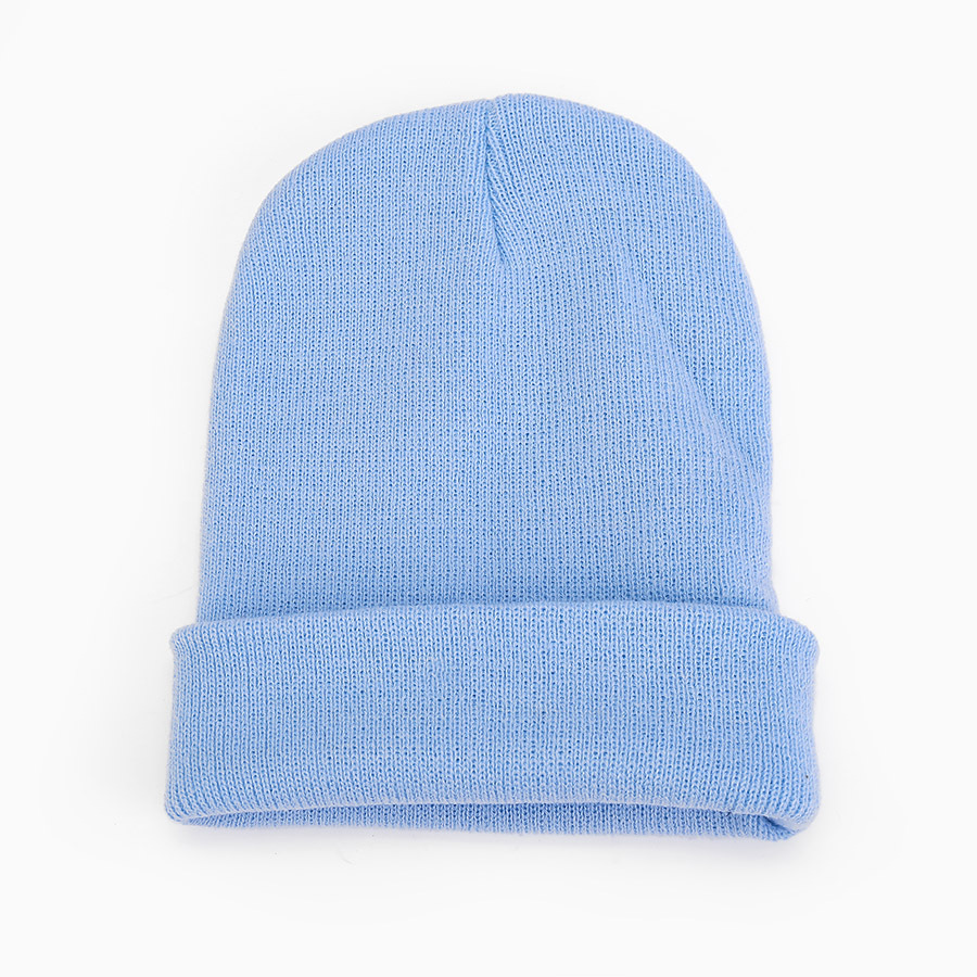 Unisex Fashion soft beanie ski hat candy color light plate thick melon skin hat double knit hat_voghion.com