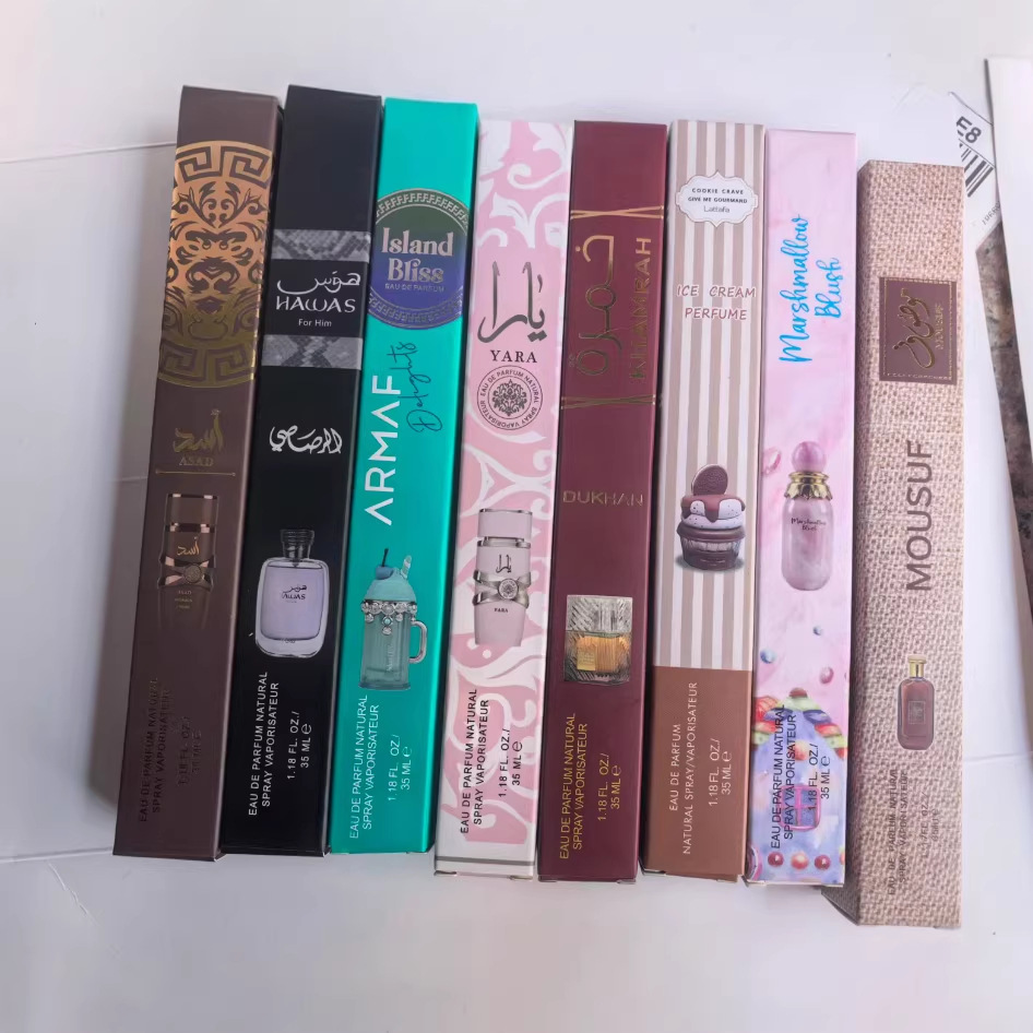 Cross-Border Foreign Trade Perfume 35ml Test Tube Middle Eastern Long-Lasting Fragrance Arabic Perfume Manufacturer Wholesale Starting from One Bottle