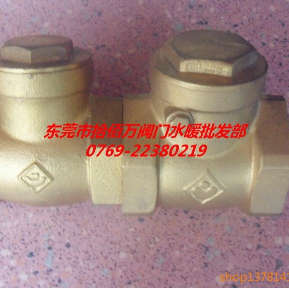 厂家批发供应奇银 志大全铜卧式止回阀