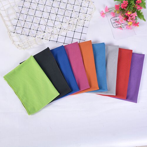 Cold-feeling towel, summer heatstroke prevention and cooling artifact, cold towel, outdoor sports quick-drying towel, fitness ice towel, can be printed with logo