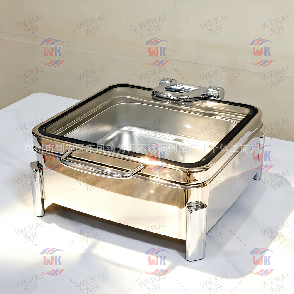 Horno de comedor inteligente de aislamiento térmico de inducción automática de acero inoxidable 304 de alta gama horno de solapa de desayuno horno de calentamiento eléctrico comercial horno de Buffy