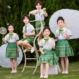 校服定制;儿童表演服;童汉服