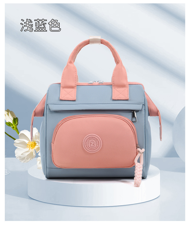 A portable small bag for women, a light backpack for shopping and commuting, fashionable Oxford fabric, a backpack for strolling kids, a mommy bag, a baby bag undefined