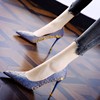 Tip Stiletto heels 2021 Spring new pattern Fairy Wind All-match fashion Ladies wind Shallow mouth Single shoes