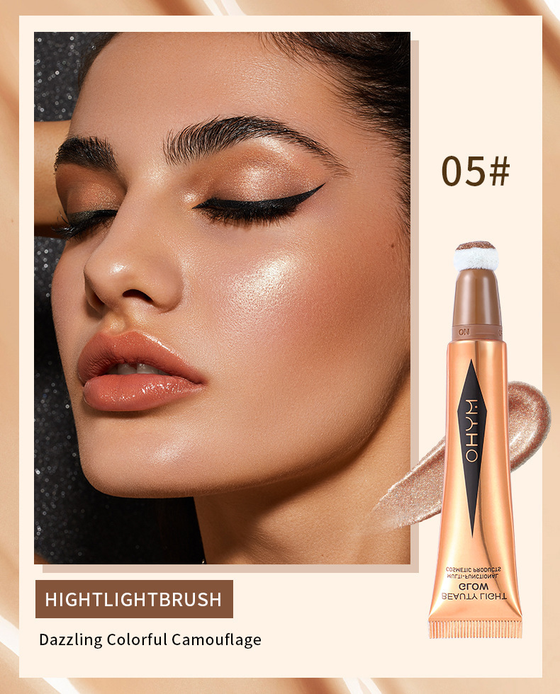 Stick illuminante multifunzionale per viso e naso, contouring e fard, penna per il trucco multiuso._voghion.com