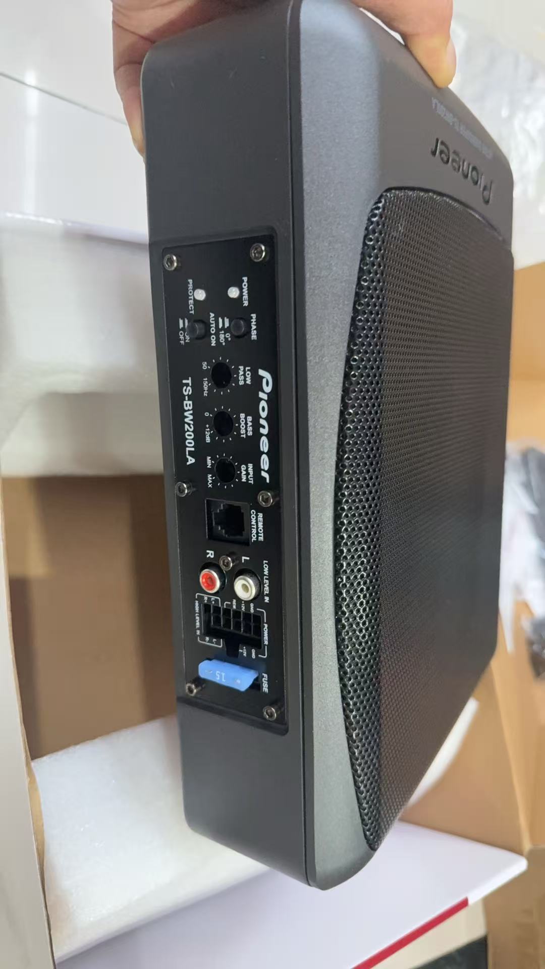 Pioneer Car Subwoofer subwoofer subwoofer ultra-thin subwoofer built-in amplifier high power Active Subwoofer seat monitor