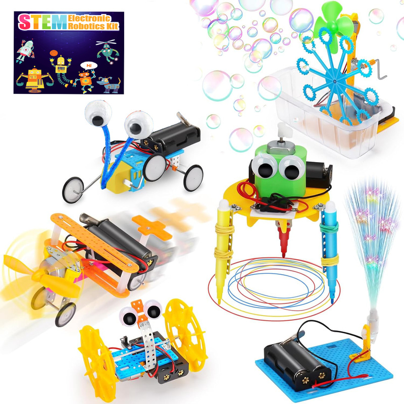 Science experiment suit primary school students science small production ABS educational toys diy material bag science and technology small production
