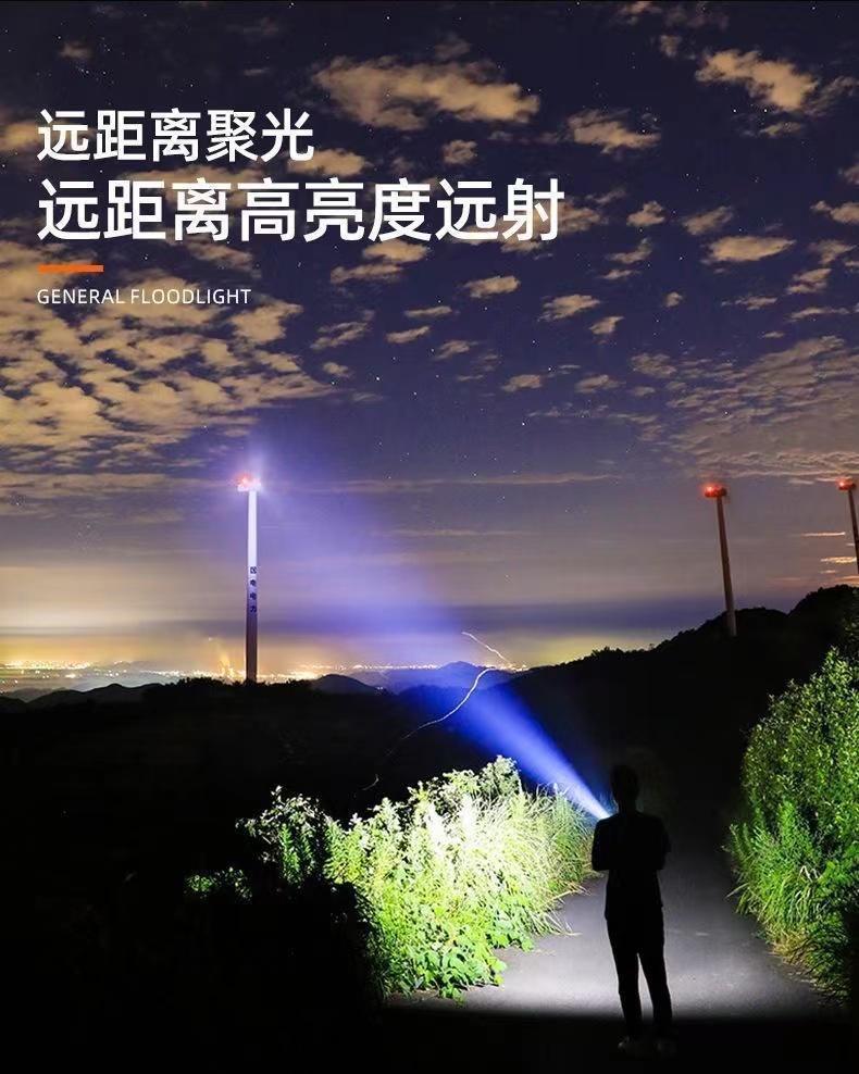 High-Brightness, Ultra-Bright Flashlight, Strong Light, Rechargeable, Outdoor Laser, Household, Mini, Portable, Durable, Multi-Functional, Long-Lasting
